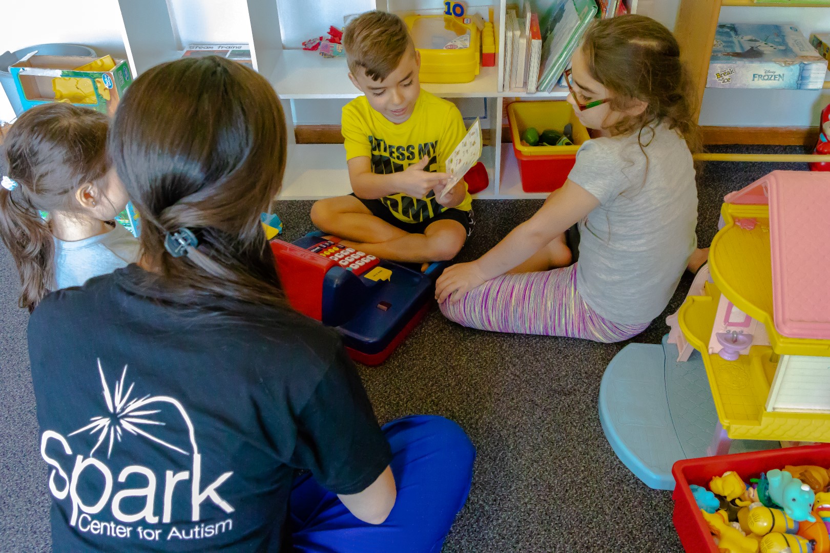 Spark Center for Autism - Sharing with the kids