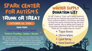 Spark's Annual Trunk or Treat @ Spark Center for Autism